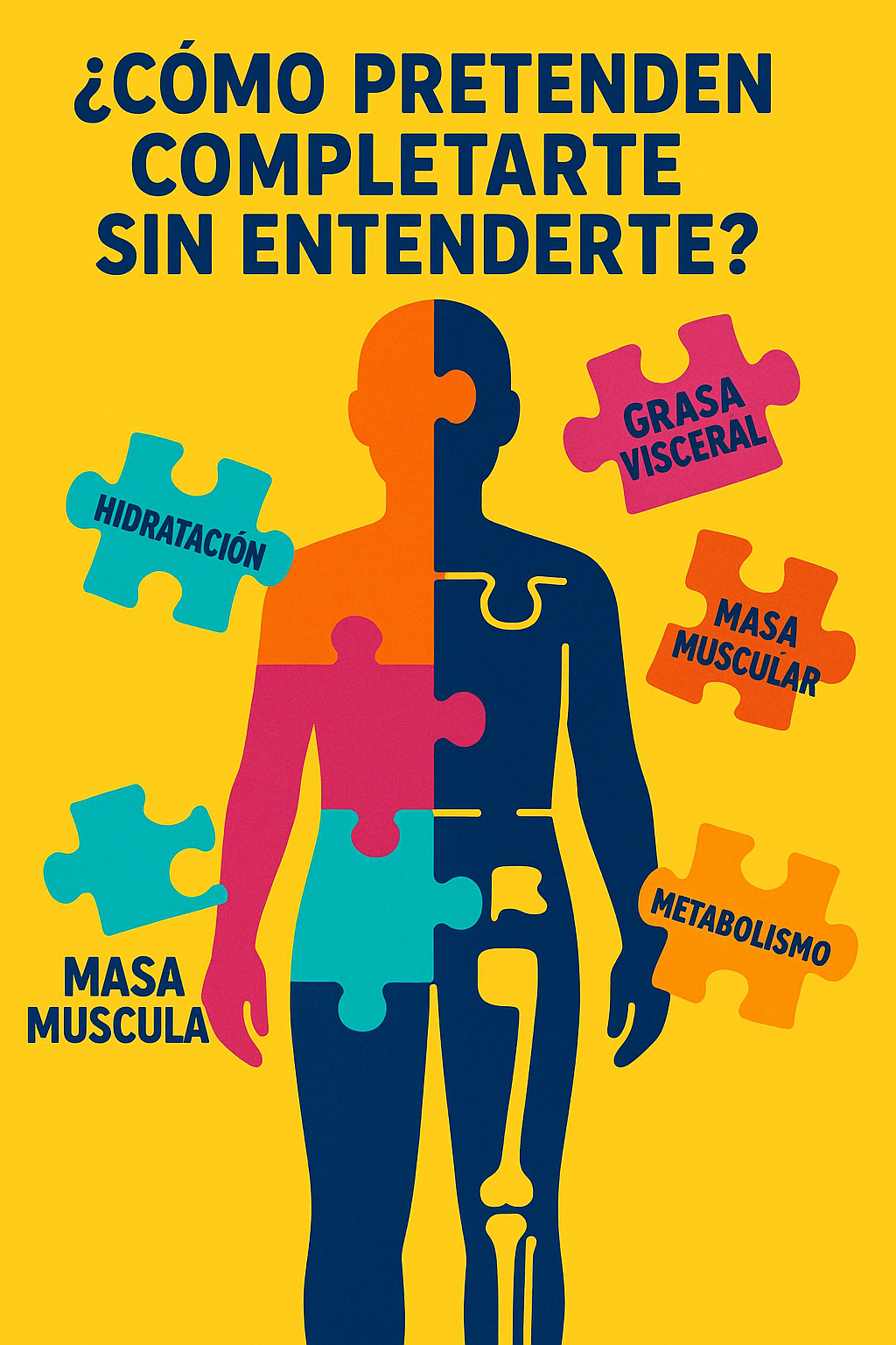 visualizar de forma impactante y clara una verdad crítica:
No puedes completar verdaderamente la salud de una persona si solo ves la superficie.